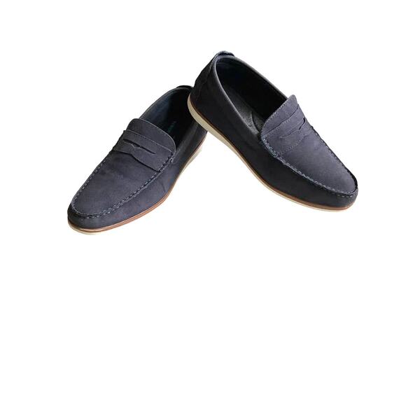 Loafers Solomon Memory Foam Joseph Abboud‎ Blue Mens  10.5 - Picture 1 of 7